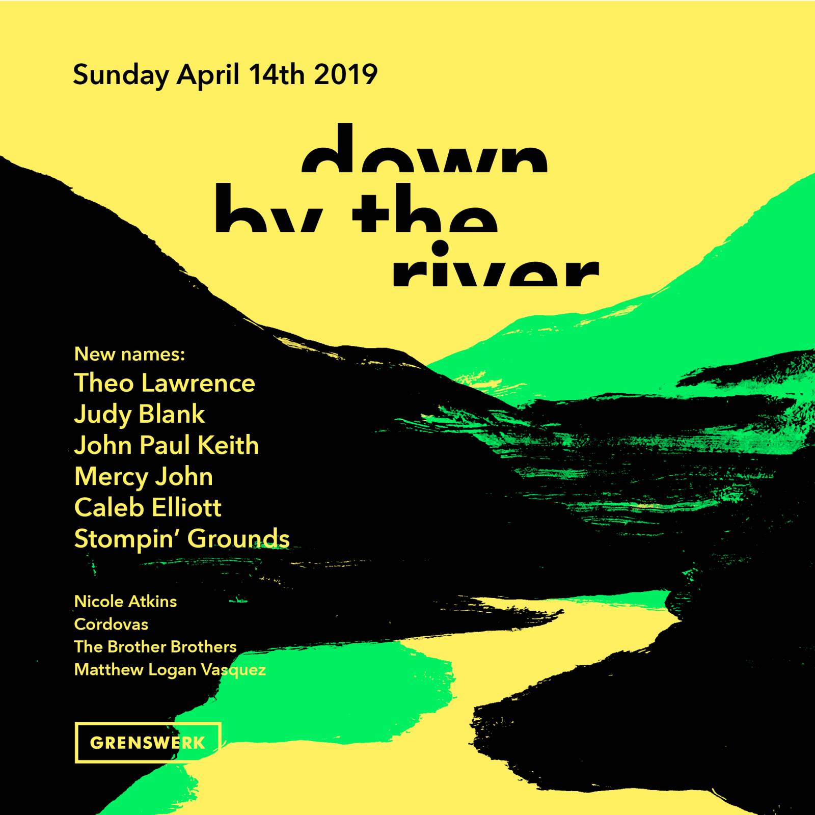 Down By The River: Theo Lawrence, Judy Blank, John Paul Keith, Caleb Elliott and more added